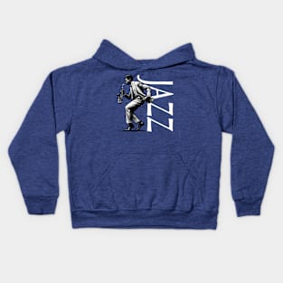 Jazz Saxophonist Kids Hoodie